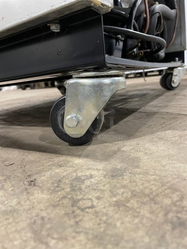 True Commercial Single Door Reach In Freezer! All Stainless Steel! With Poly Coated Racks! On Casters! 115V 1 Phase! Model: T-19F SN: 8775993! - Image 9 of 10