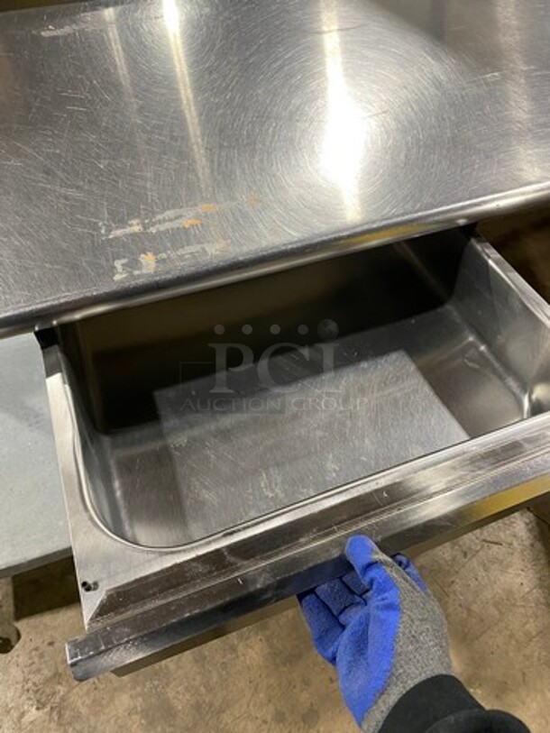 Eagle Solid Stainless Steel Work Top/ Prep Table! With Single Drawer! With Storage Space Underneath! On Casters! Model: T3060B SN: 0608230714 - Image 9 of 10