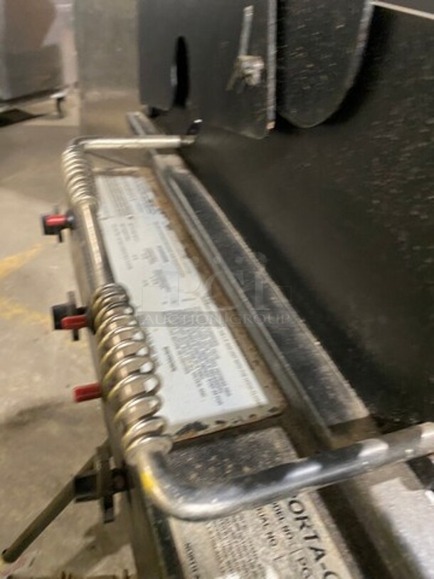 WOW! Belson Porta Grill LP Powered BBQ Grill! On Casters! Working When Removed! Model: PG2460II SN: 4459 - Image 6 of 9