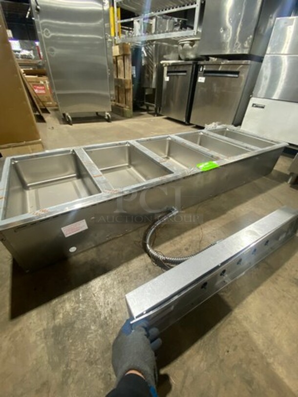 WOW! NEW! Wells Stainless Steel Commercial 5 Bay Drop In Hot Food Well! MODEL 500TDM SN:MD50723A0014 208/240V! Working! - Image 4 of 10