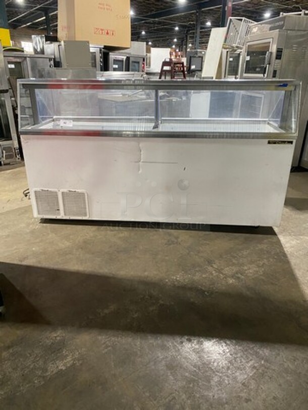 True Commercial Ice Cream Dipping Cabinet Merchandiser! With Sneeze Guard! With Flip Access Doors! Model: TDC87 SN: 8866415 115V 60HZ 1 Phase - Image 1 of 7
