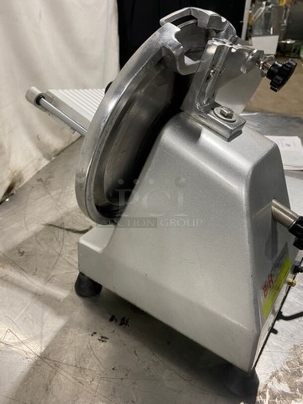 Commercial Countertop Semiautomatic Deli/ Meat Slicer! All Stainless Steel! Model: WEDB250B4 110V - Image 4 of 9