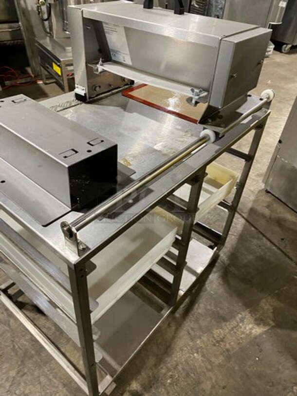 2017 Bongard Commercial Mobile Storage Table! Stainless Steel! On Casters! SN: 9300000000060457 - Image 4 of 10