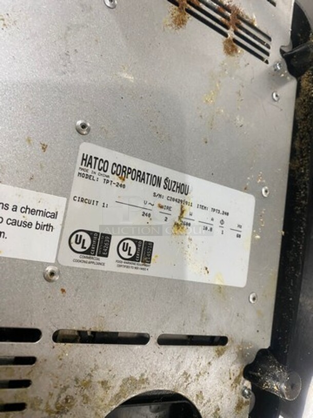 Hatco Commercial Countertop 4 Slot Toaster! Model: TPT240 SN: C204291911 240V 60HZ 1 Phase - Image 7 of 8