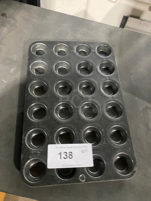 All One Money! Stainless Steel Cup Cupcake/Muffin Baking Pan! - Image 2 of 6