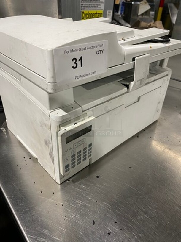 LATE MODEL! 2018 HP Countertop Printer/ Scanner/ Fax/ Copy Machine! Model: SHNGC150102 SN: VND4M08675 110V - Image 2 of 12