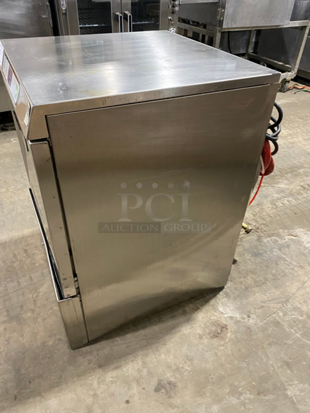 Hobart New Body Style Under The Counter Dishwasher! With Pegged Dish Crate! All Stainless Steel! Model: LXEC SN: 231170305 120V 60HZ 1 Phase - Image 4 of 9