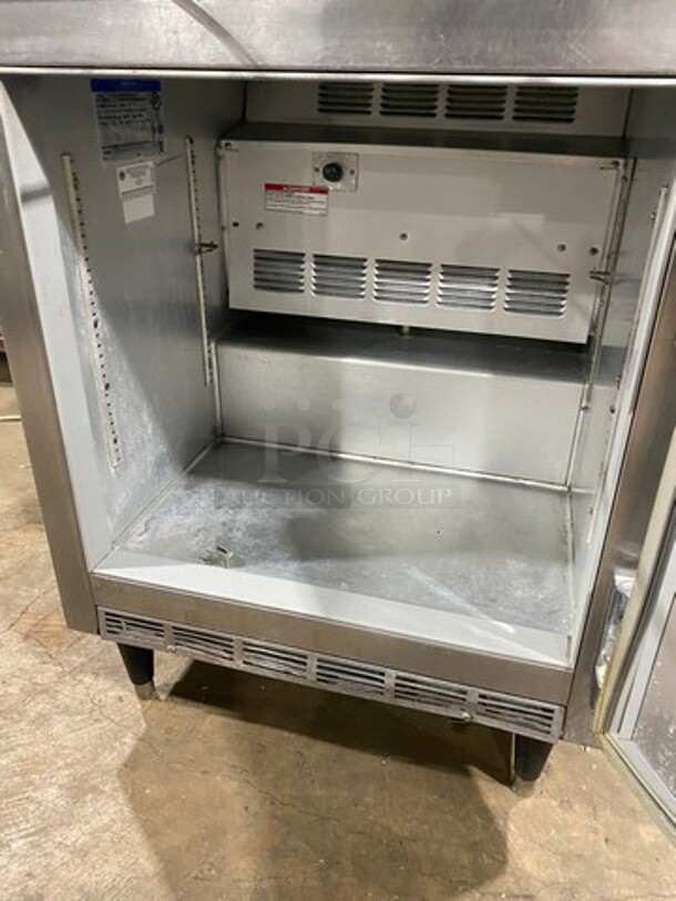 Beverage Air Commercial Single Door Undercounter Cooler! Stainless Steel! On Legs! Model: UCR27 115V 60HZ 1 Phase - Image 5 of 7