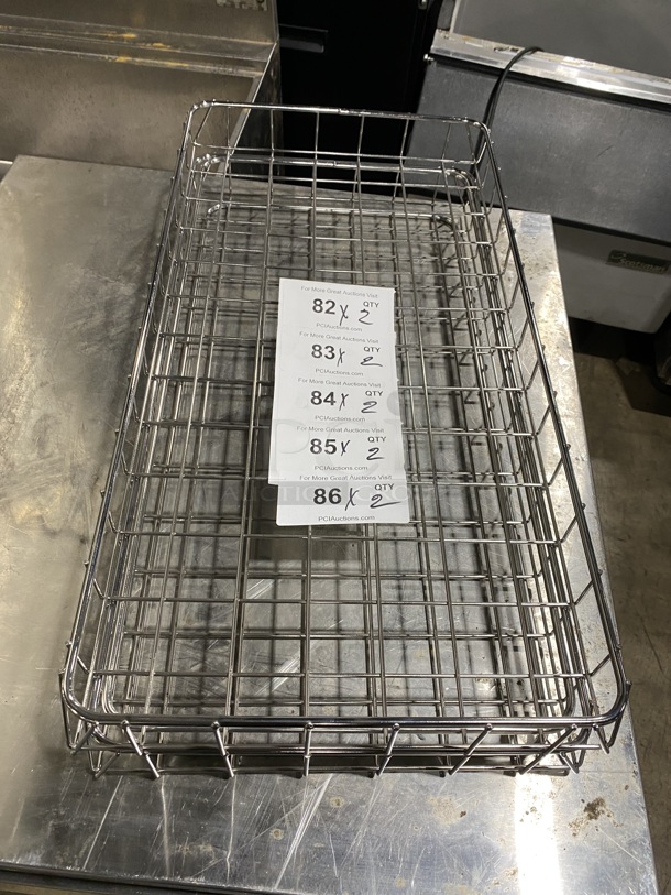 All Stainless Steel Bagel/Pastry Display Trays!  2X Your Bid! - Image 1 of 5