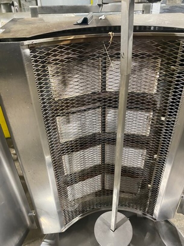LATE MODEL! 2017 Inoksan Commercial Natural Gas Powered Kebab/ Gyro Machine! All Stainless Steel! Model: PDG400N SN: 37011908007 115V - Image 5 of 10