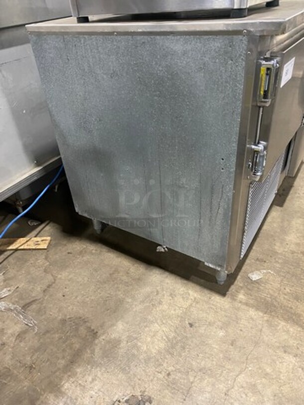 Leader Commercial 3 Door Under The Counter/ Work Top Cooler! With Poly Coated Racks! All Stainless Steel! On Legs! Model: LB72 SN: P1080724 115V 60HZ 1 Phase - Image 2 of 8