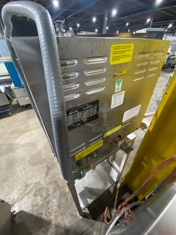 Cleveland Steam Craft Ultra 3 Commercial Electric Powered Single Door Steamer! With Underneath Storage! On Stainless Steel Stand! MODEL 21CET8 SN: WC8509504C01 480V 3PH - Image 4 of 10