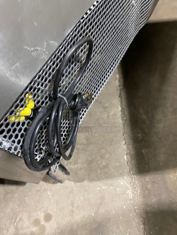 True Commercial Refrigerated Sandwich Prep Table! With 2 Door Underneath Storage Space! All Stainless Steel! On Casters! Model: TSSU6016 SN: 7755079 115V 60HZ 1 Phase - Image 8 of 8