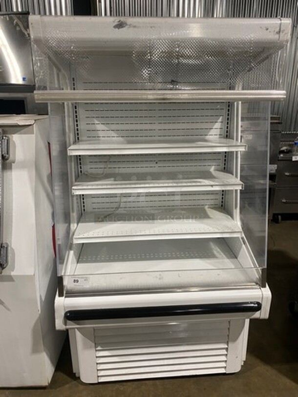 Hussman Commercial Refrigerated Grab-N-Go Open Case Merchandiser! With View Through Sides! With Front Cover! Model: GSVM4072 SN: MY10L392432 115V 60HZ 1 Phase