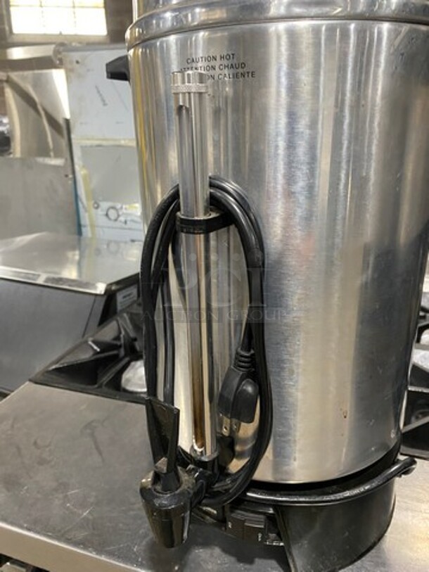 Crown Select Commercial Countertop Automatic Coffee Urn! All Stainless Steel! - Image 5 of 7