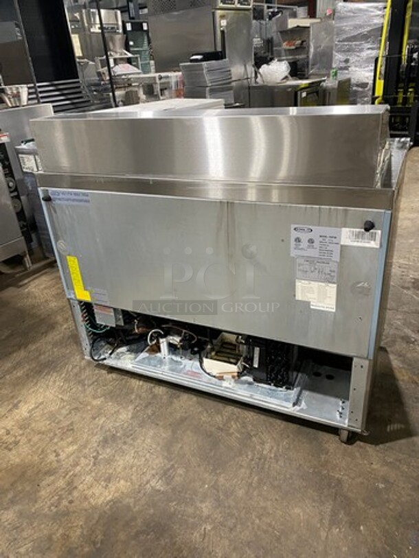 Kool It Commercial Refrigerated Mega Top Sandwich Prep Table! With 2 Door Underneath Storage Space! All Stainless Steel! Model: KSP48 SN: KSP488126002 115V 60HZ 1 Phase - Image 3 of 9