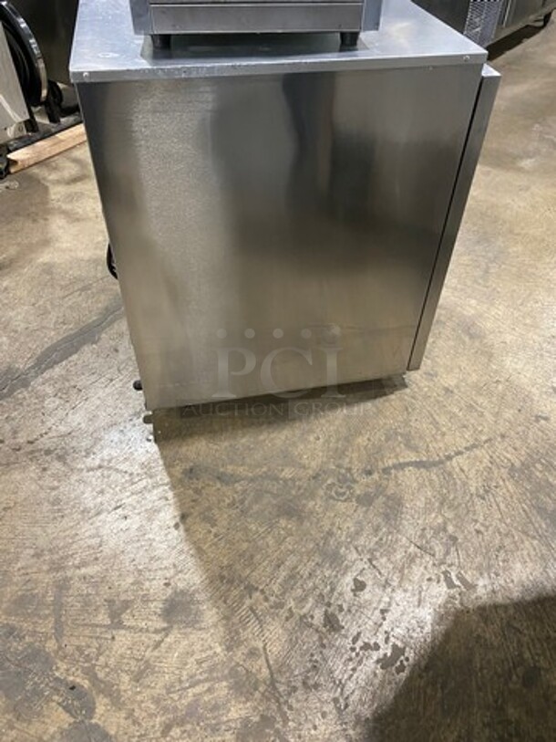 Delfield Manitowoc Commercial Single Door Lowboy/Worktop Cooler! With Poly Coated Racks! All Stainless Steel! Model: 406CADD1 SN: 1212152000899 115V 60HZ 1 Phase - Image 4 of 8