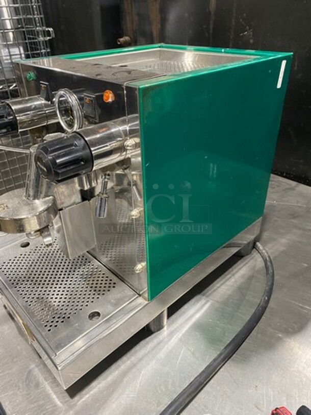 Astra Commercial Countertop Single Group Espresso Machine! All Stainless Steel! On Small Legs! Model: MEGASC SN: 950936 110V - Image 4 of 10