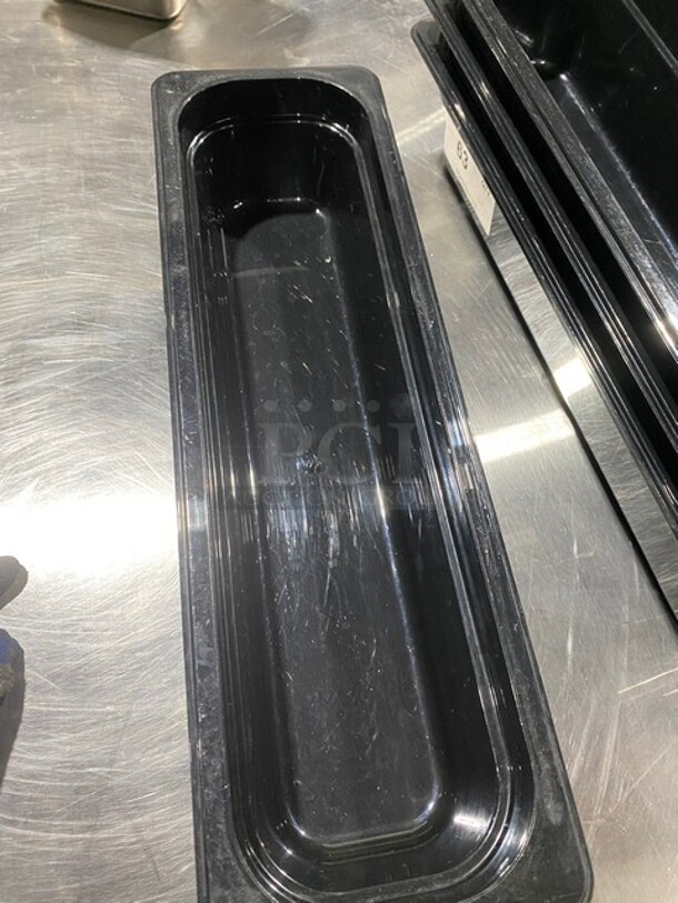 Cambro Black Poly Food Containers! 4x Your Bid - Image 5 of 7