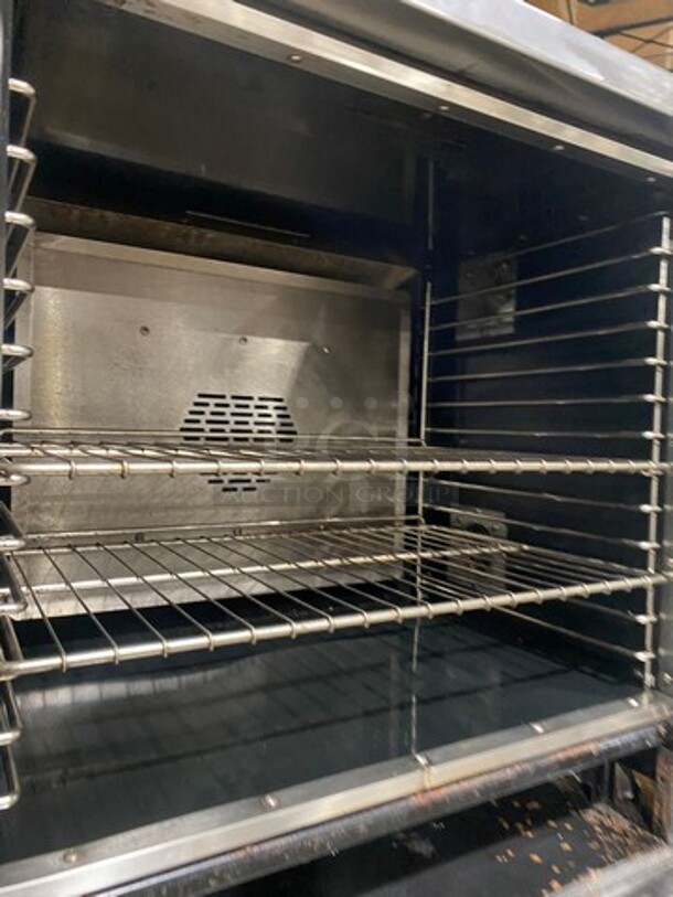 American Range Commercial Electric Powered Double Deck Convection Oven! Majestic Series! With View Through Doors! With Metal Oven Racks! All Stainless Steel! Model MSDE2GG Serial 150602049! 208V 1/3Phase! On Casters! 2 X Your Bid Makes One Unit! - Image 6 of 10