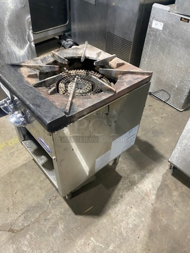 LATE MODEL! 2022 Cook Rite Commercial Countertop Gas Powered Single Burner Stock Pot Range! Stainless Steel! On Small Legs!  - Image 2 of 9