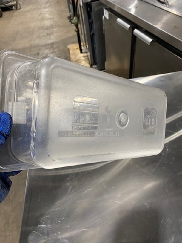 ALL ONE MONEY! Thunder Group Clear Poly Food Pan! With Lids! - Image 4 of 6