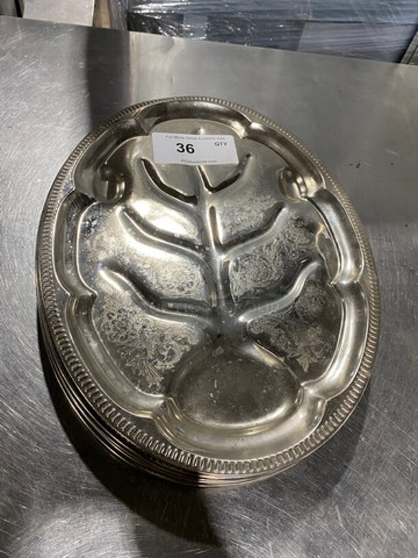 ALL ONE MONEY! Decorative Metal Serving/ Display Trays! - Image 1 of 4