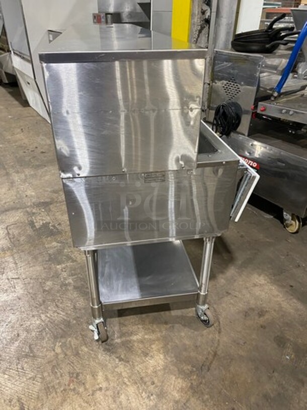 Eagle Commercial Electric Powered 5 Well Steam Table! With Storage Space Underneath! All Stainless Steel! On Casters! Model: YSPHT5 SN: 2008990224 208V 60HZ 1 Phase - Image 3 of 9