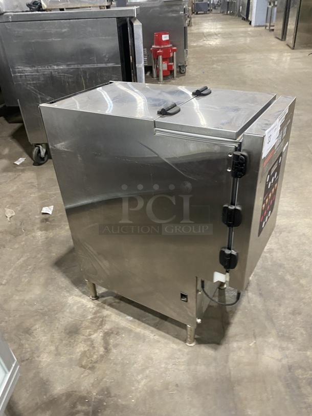 Silver King Commercial Countertop Refrigerated Milk Dispenser! Stainless Steel Body! On Legs! Model: SKBD3LS SN: FKGK088125A 115V - Image 2 of 8