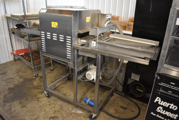 Belshaw Adamatic TG-50 Stainless Steel Commercial Floor Style Thermoglaze Icing Machine on Commercial Casters. 208 Volts, 1 Phase. 81x34x54 - Image 1 of 11