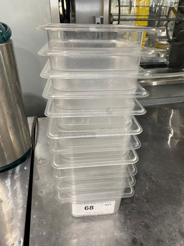 Cambro Clear Poly Food Containers! 11x Your Bid!