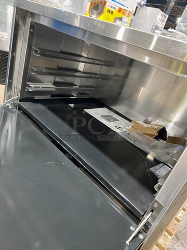 NEW! SCRATCH-N-DENT! LATE MODEL! 2019 Asber Commercial Natural Gas Powered Pizza Oven! All Stainless Steel! Model: AEPO36 SN: 8101707812 - Image 5 of 10