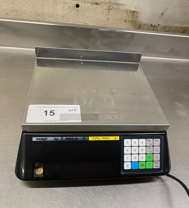 Toshiba Tec Commercial Digital Electronic Scale! MODEL SL2200 SN 1D039264 120V - Image 1 of 8