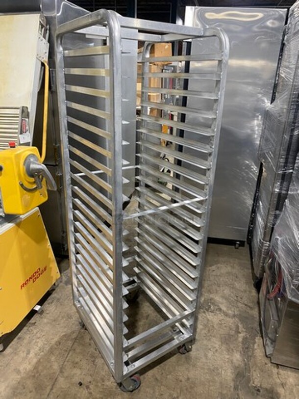 Like New! Channel Metal Welded Heavy Duty Commercial Pan Transport Rack! Model AXD1820 On Casters! - Image 3 of 8