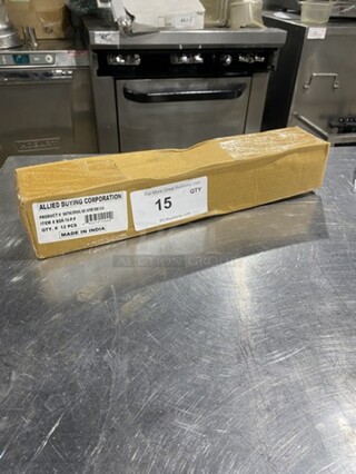 NEW! Allied One Dozen Perforated Basting Spoons! Model BSH15PP!