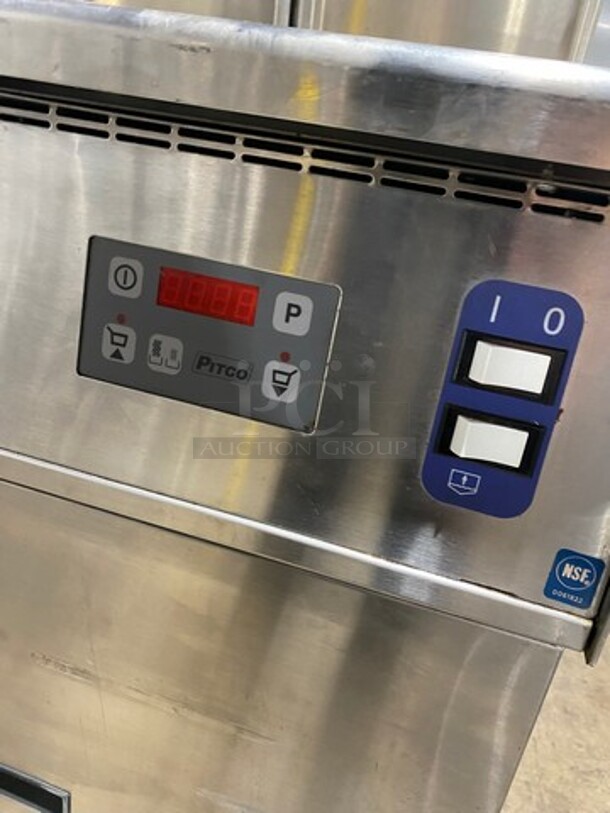 WOW! Pitco Commercial Natural Gas Powered 3 Bay Pasta Cooker! With Backsplash! All Stainless Steel! On Casters! Model: SRTG SN: G16AD007616 115V - Image 11 of 12