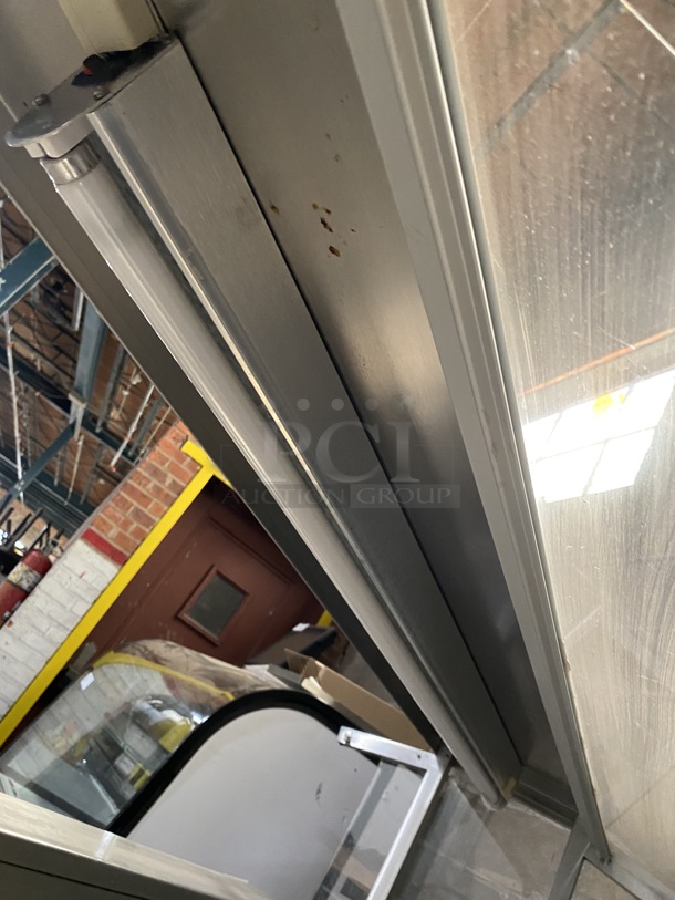 DELFIELD All Stainless Steel Refrigerator! Cold Pan/Salad Bar Island Station W/ Sneeze Guard and Underneath Storage! MOdel KCSC60 On Casters!115V/1 Phase - Image 8 of 9