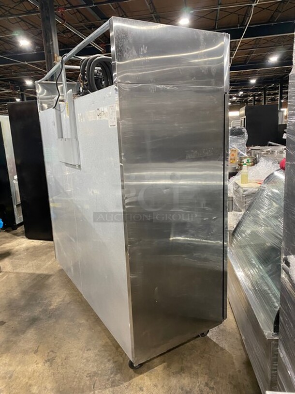 2018 Atosa 3 Door Stainless Steel Freezer! With 9 Racks! On Castors! Working When Removed! MODEL MBF8003 SN: MBF8003AUS100318050800C40004 115V 1PH - Image 3 of 10