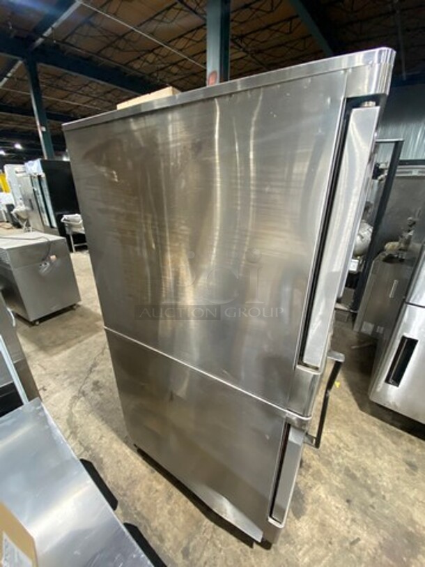Blodgett Commercial Natural Gas Powered Double Deck Convection Oven! With View Through Doors! Metal Oven Racks! All Stainless Steel! On Casters! 2x Your Bid Makes One Unit! - Image 4 of 10