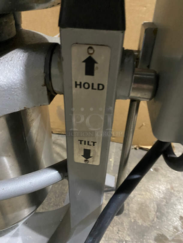 NICE! Hobart Commercial Vertical Cutter/Mixer/Mincer! All Stainless Steel! On Legs! Model: HCM450 SN: 311216113 200V 60HZ 3 Phase - Image 7 of 9