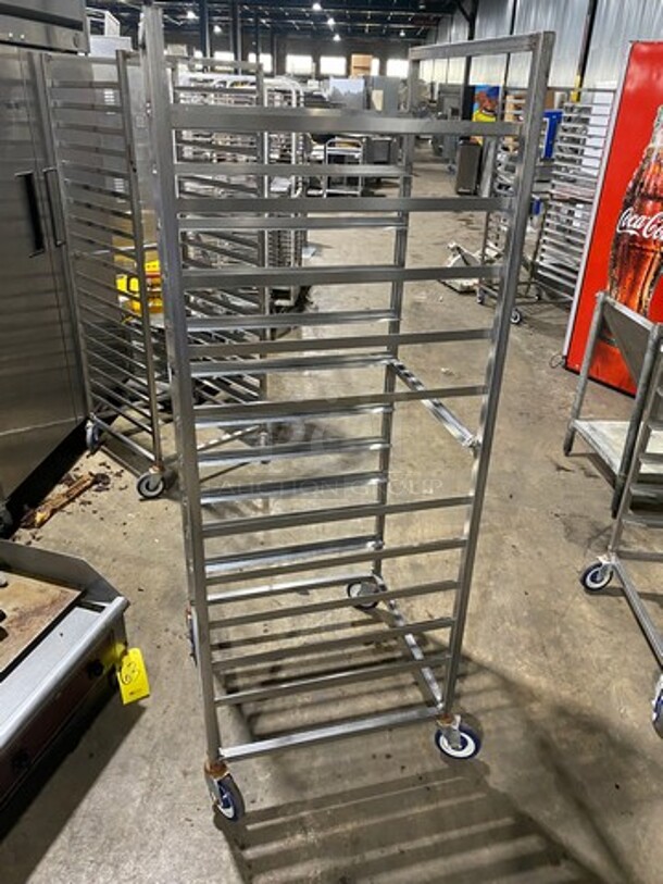 Channel Metal Commercial Pan Transport Rack! On Casters! - Image 2 of 5