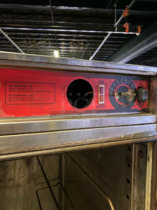 Vulcan Commercial Split Door Insulated Mobile Heated Cabinet! Solid Stainless Steel! On Casters! Model: VBP15I SN: 521015767 120V 60HZ 1 Phase - Image 6 of 8