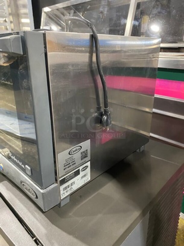 Cadco Unox Electric Powered Commercial Countertop Convection Oven! With View Through Door! Stainless Steel! WORKING WHEN REMOVED! Roberta Series Model: XAF003 - Image 2 of 8