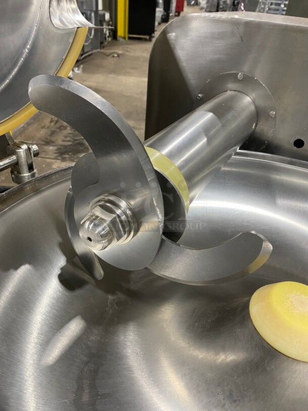 Nice! Jixiang Commercial Countertop Buffalo Chopper! All Stainless Steel! Working When Removed!  Model ZB40 Serial 2019072! 240V!  - Image 6 of 8