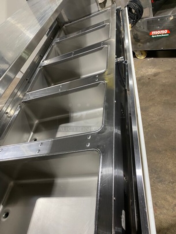 Eagle Commercial Electric Powered 5 Well Steam Table! With Storage Space Underneath! All Stainless Steel! On Casters! Model: YSPHT5 SN: 2008990274 208V 60HZ 1 Phase - Image 5 of 10