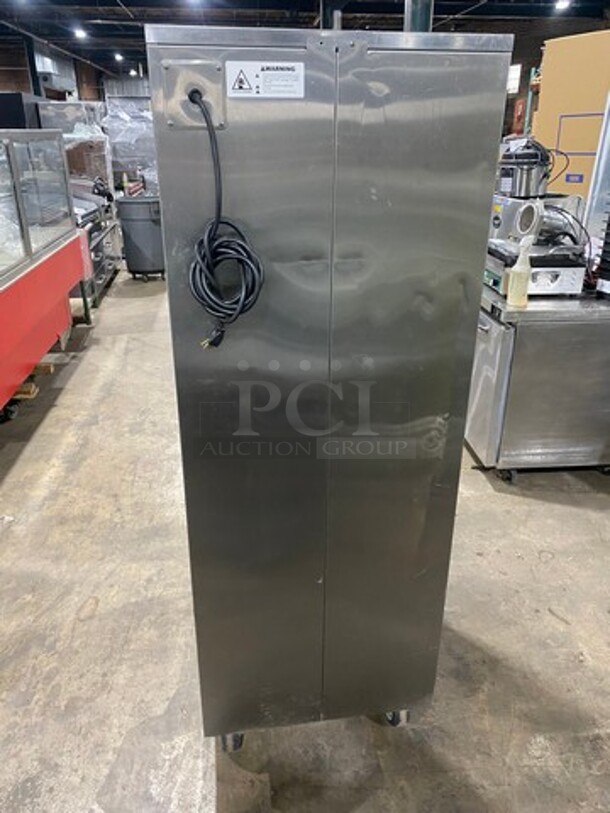 Sweet! FWE All Stainless Steel Floor Style Electric Powered Food Warming Cabinet! Model TST16CHP Serial 133891303! 120V 1Phase! On Commercial Casters! - Image 3 of 8