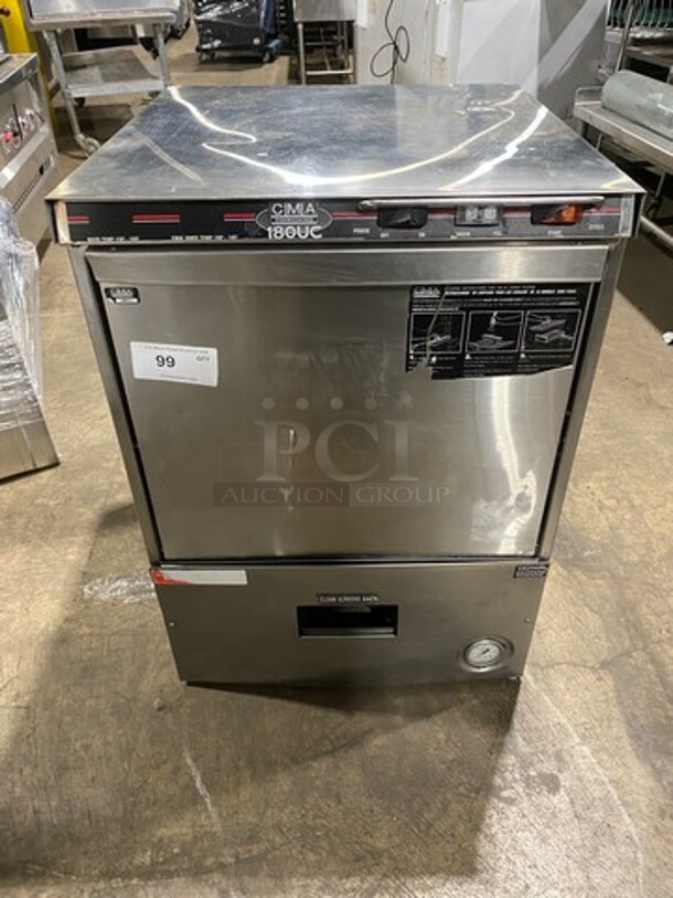CMA Commercial Undercounter Dishwasher! All Stainless Steel! Model: CMA180UC 208V 60HZ 1 Phase - Image 1 of 8