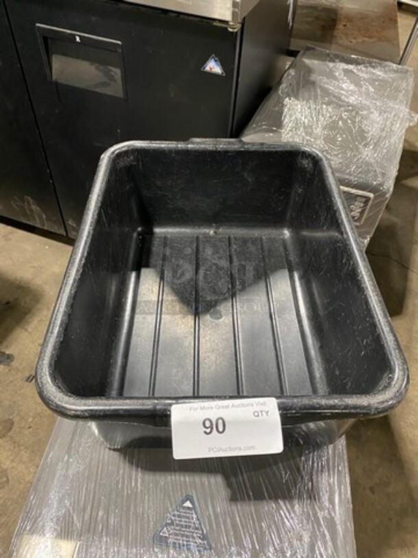 Qualite Black Poly Bus Bin!