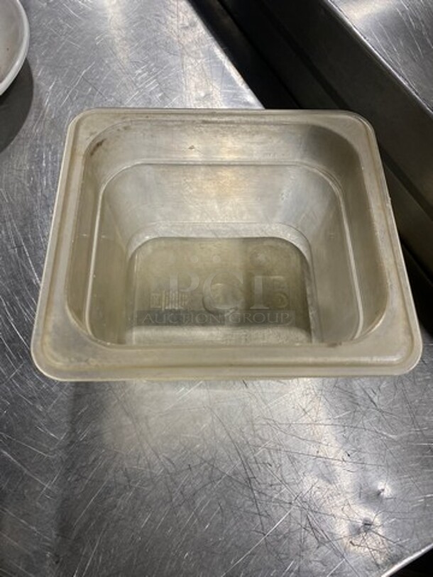 Thunder Group Clear Poly 1/6x4" Food Containers! 11x Your Bid! - Image 3 of 4