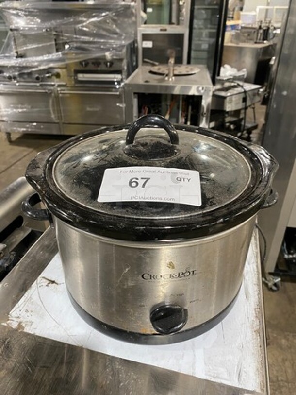 Crock Pot Countertop Slow Cooker! With Lid! Model: SCR450S 120V - Image 1 of 7
